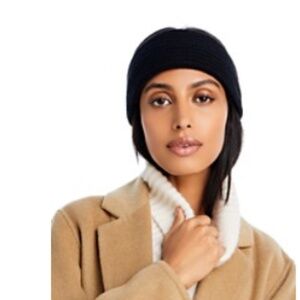 Ribbed Knit Cashmere Headband